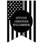 Agent correctionnel Thin Silver Line Promotion