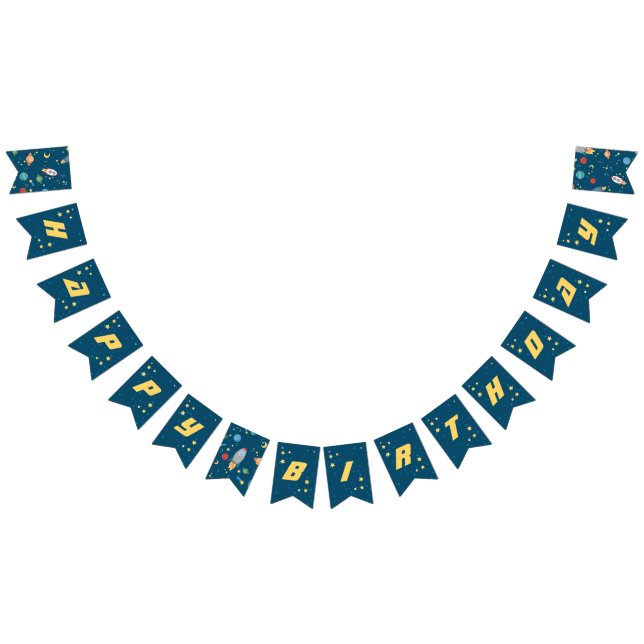 Bannière À Fanions Amusement d'espace extra-atmosphérique (Tout)