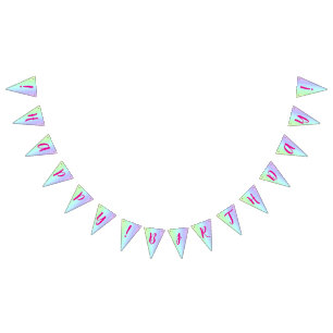 Bannière À Fanions Amusement Personnalisé, Arc-en-ciel coloré Joyeux