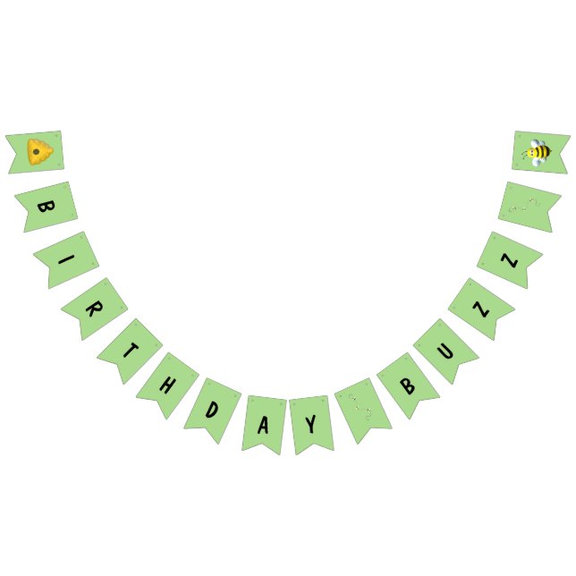 Bannière À Fanions Anniversaire Buzz avec les abeilles (Tout)