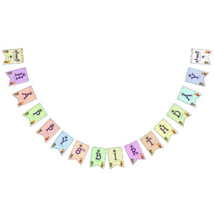 Bannière À Fanions Anniversaire de enfant du costume d'Halloween éffr