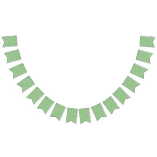 Bannière À Fanions Anniversaire de thé de pois doux - à pois vert