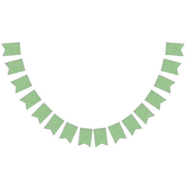 Bannière À Fanions Anniversaire de thé de pois doux - à pois vert (Tout)