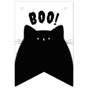 Bannière À Fanions Baby shower d'Halloween de Little Boo