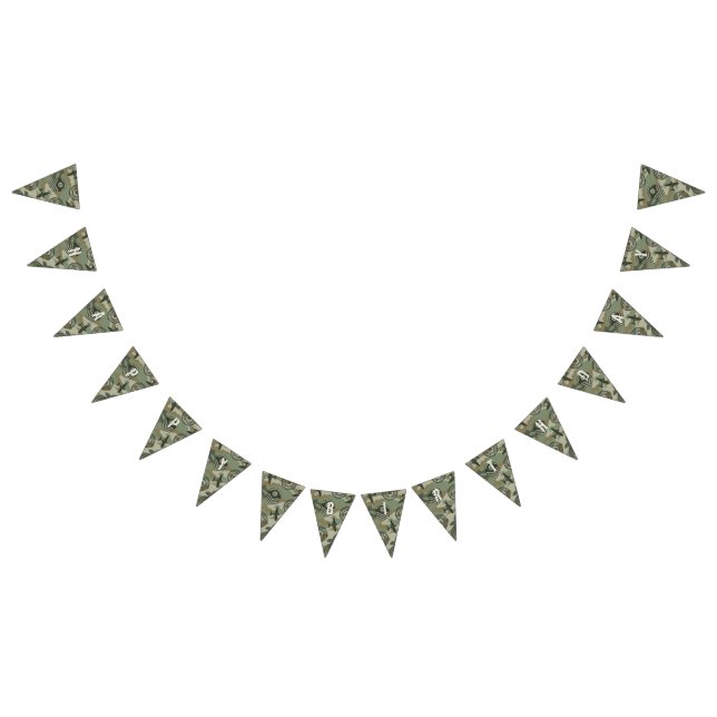 Bannière À Fanions Badges militaires (Tout)