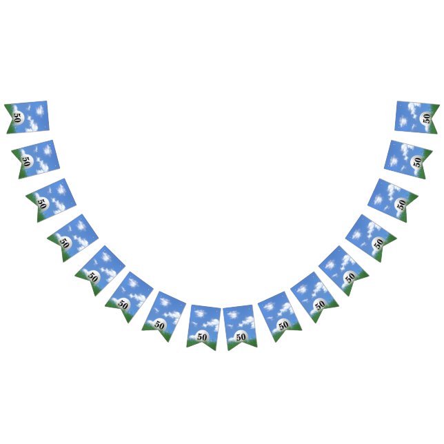 Bannière À Fanions Bal de golf pour 50e anniversaire Bunting Flags (Tout)