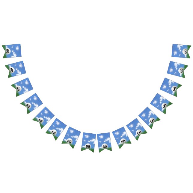 Bannière À Fanions Bal de golf pour 60e anniversaire Bunting Flags (Tout)