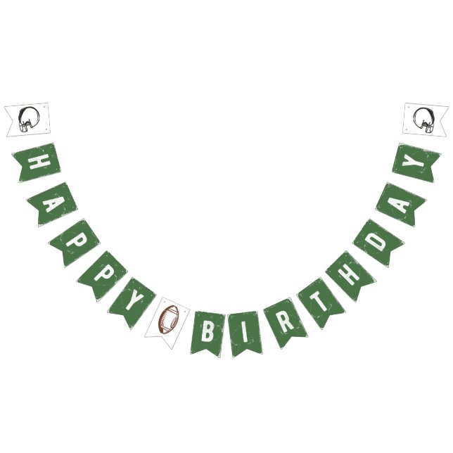 Bannière À Fanions Bandeau de bascule pour l'anniversaire de football (Tout)