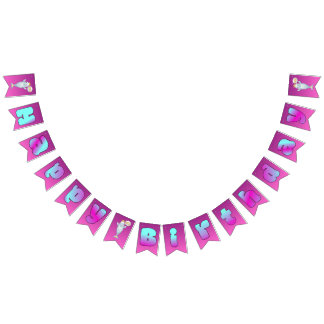 Bannière À Fanions Bandeau Guirlande Joyeux Anniversaire Beluga Boo ~