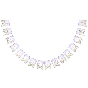 Bannière À Fanions Bienvenue Baby mignonne Hérisson Baby shower flora