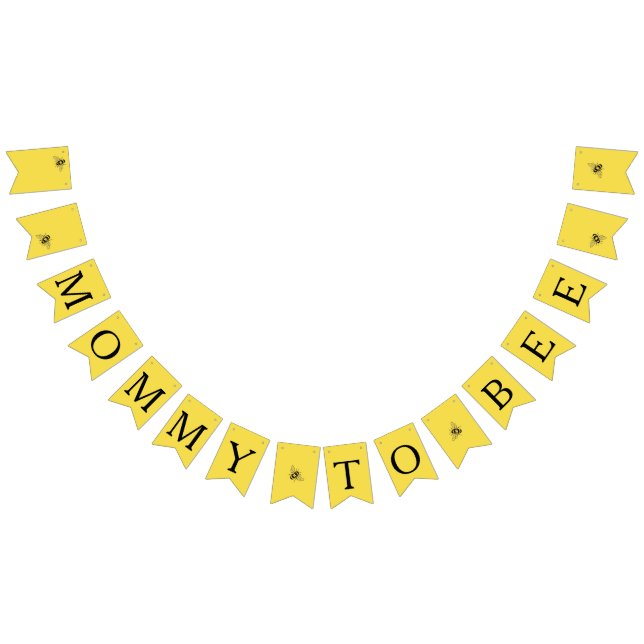 Bannière À Fanions Bumble bee thème bébé bee douche (Tout)