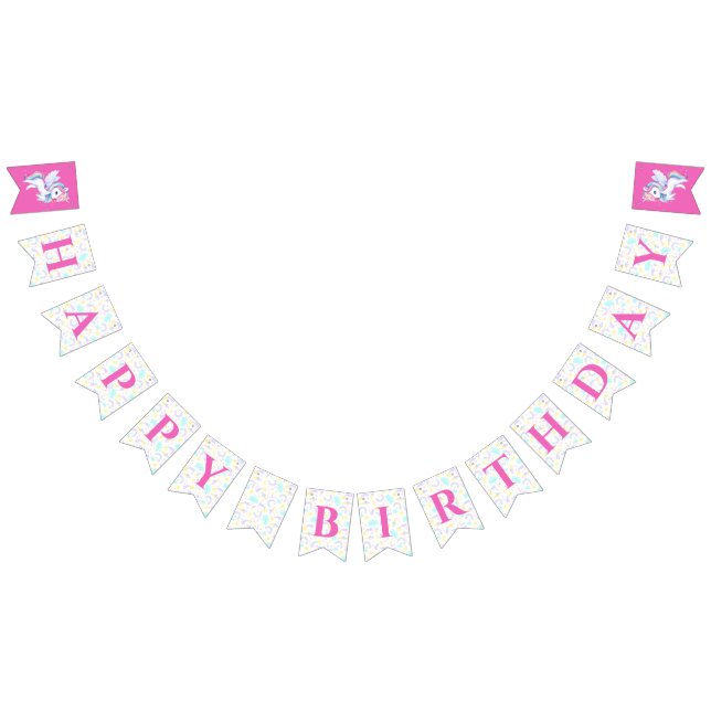 Bannière À Fanions Bunting Flags Happy Birthday. (Tout)