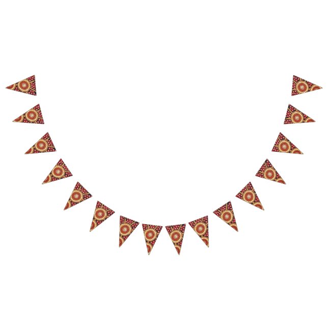 Bannière À Fanions Camp Aboriginal Art Bunting (Tout)