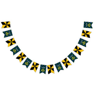 Bannière À Fanions Campbell Armoiries Shield & Tartan