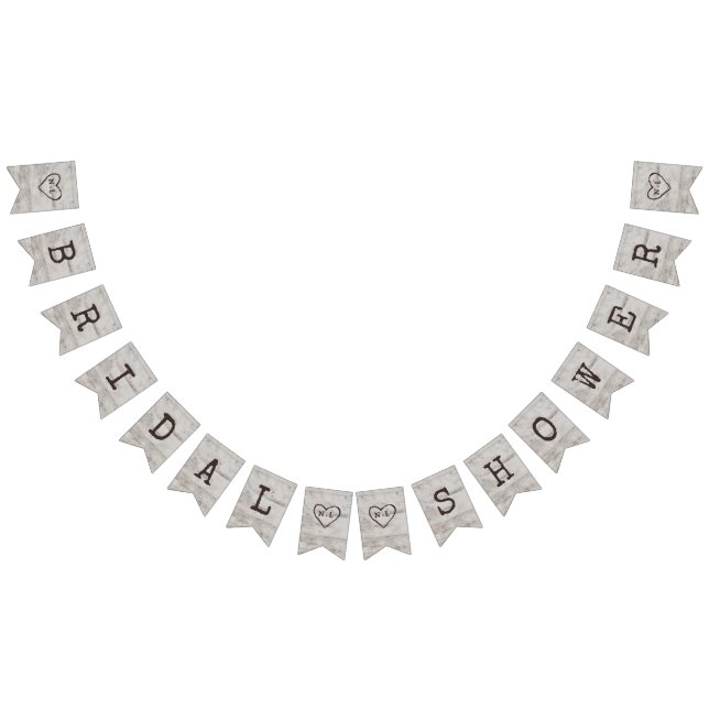 Bannière À Fanions Chartreuse sculptée Fête des mariées de bouleau ru (Tout)