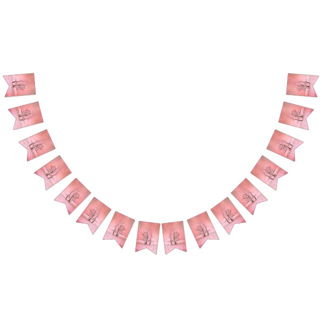 Bannière À Fanions Chaussures de ballet rose Ballerina (Tout)