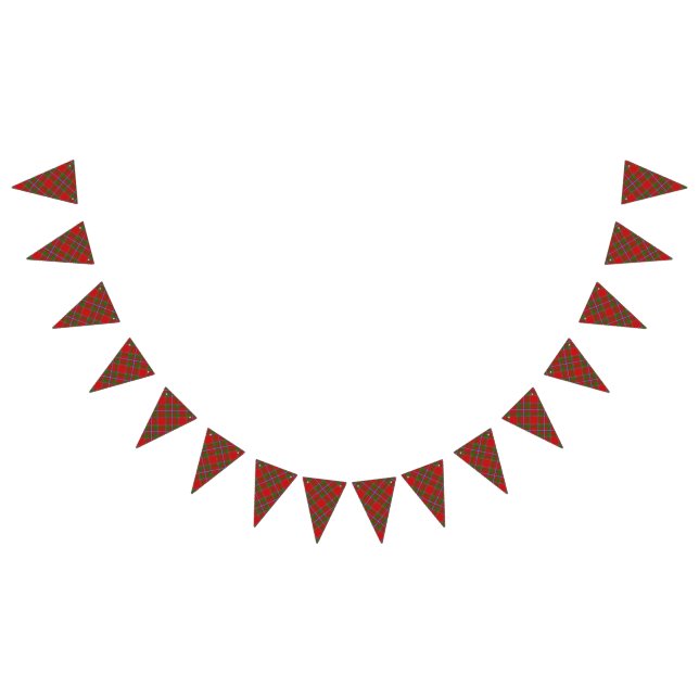 Bannière À Fanions Clan écossais Drummond Tartan (Tout)