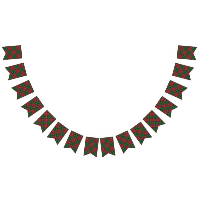 Bannière À Fanions Clan écossais MacCulloch Tartan (Tout)