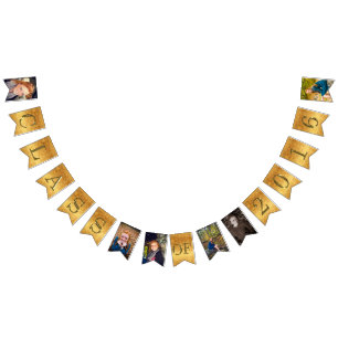 Bannière À Fanions Classe de la feuille d'or 2016 de Faux de photo