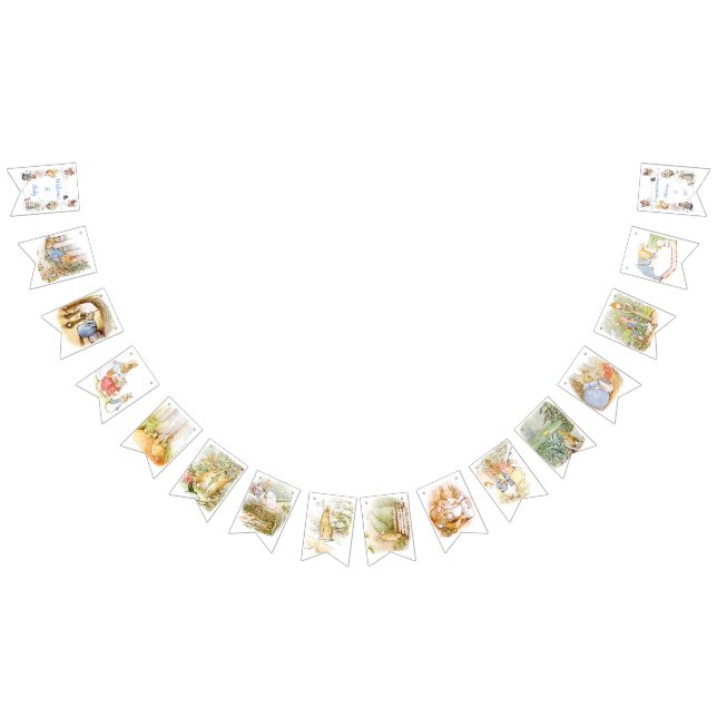 Bannière À Fanions Classic Peter le lapin Baby shower bunt (Tout)