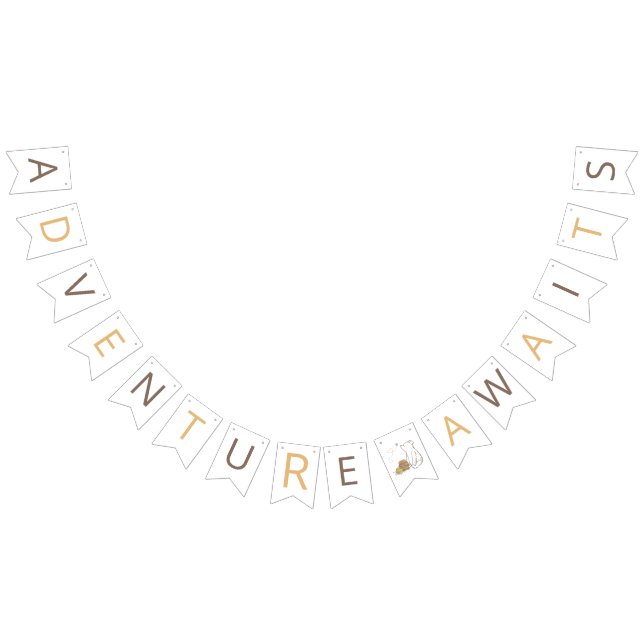 Bannière À Fanions Classic Winnie l'Ooh | Adventure Await Bunting (Tout)
