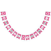 Cœur à pois roses et blancs pour la fête de mariag
