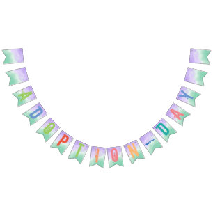 Bannière À Fanions Collection de partie d'adoption