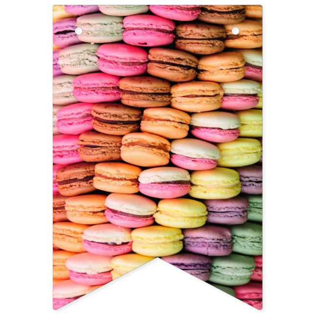 Bannière À Fanions Colorful Macaroons (Premier drapeau)