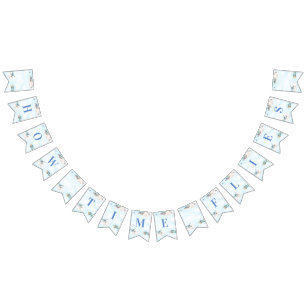 Bannière À Fanions Comment le temps vole Jouet Plan de Voyage Thème