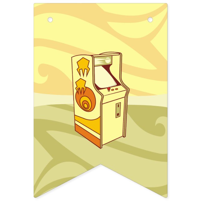 Bannière À Fanions Console de jeu haute arcade (treizième drapeau)