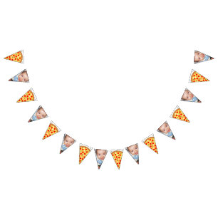 Bannière À Fanions Cool fun pizza party anniversaire de enfant photo 