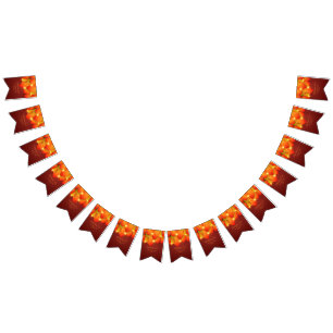 Bannière À Fanions Correspondance Thankgiving Orange Leaf Nom année