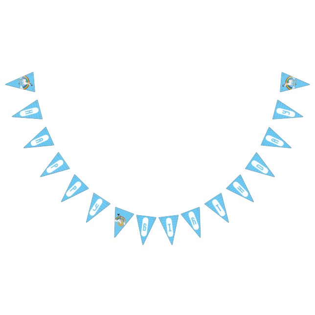 Bannière À Fanions Croyez (joyeux anniversaire) (Tout)