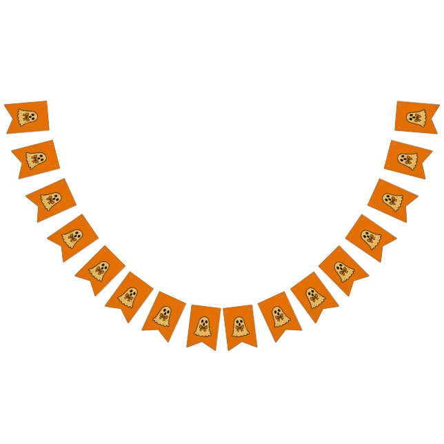 Bannière À Fanions Cute Ghost Halloween Bunting Banner (Tout)