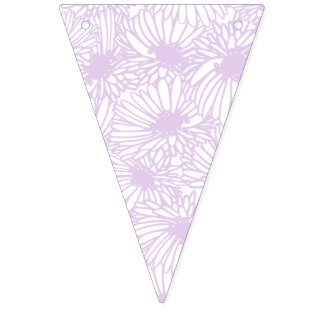 Bannière À Fanions Daisy Blooms - Airy Lilac