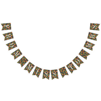 Bannière À Fanions De Mlle à Mme Banner Bunting