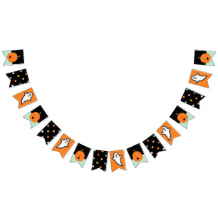 Bannière À Fanions Décor de fête d'Halloween