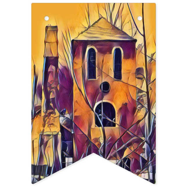 BANNIÈRE À FANIONS EFFET ÉFFRAYANT D'AFFIRMATION (Premier drapeau)