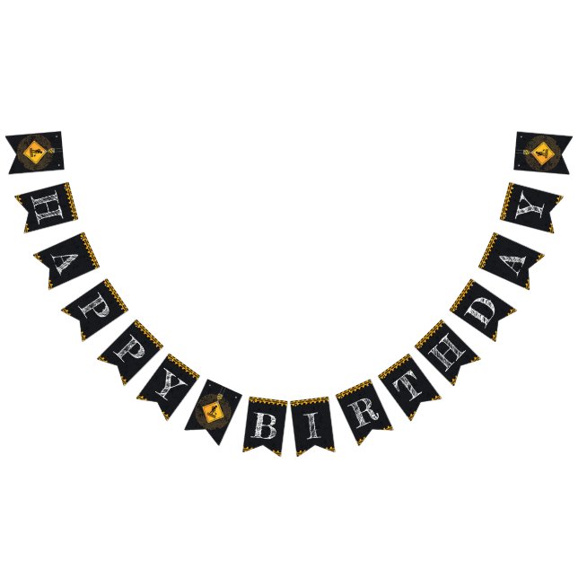 Bannière À Fanions En construction Joyeux anniversaire (Tout)