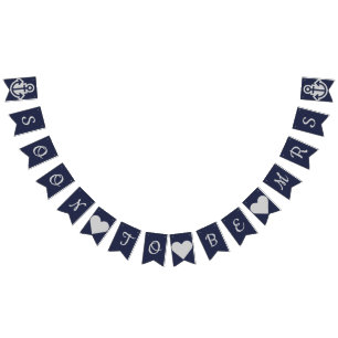 Bannière À Fanions Être bientôt Mme Nautical Bunting