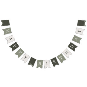 Bannière À Fanions Fête d'anniversaire d'hiver