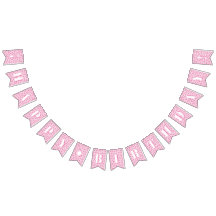 Fille rose Bonne fête d'anniversaire