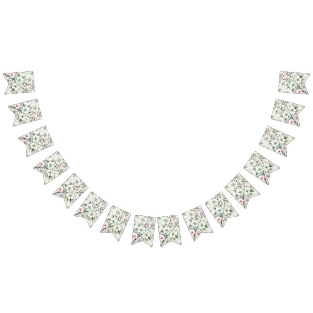 Bannière À Fanions Fleur de cerise (Tout)