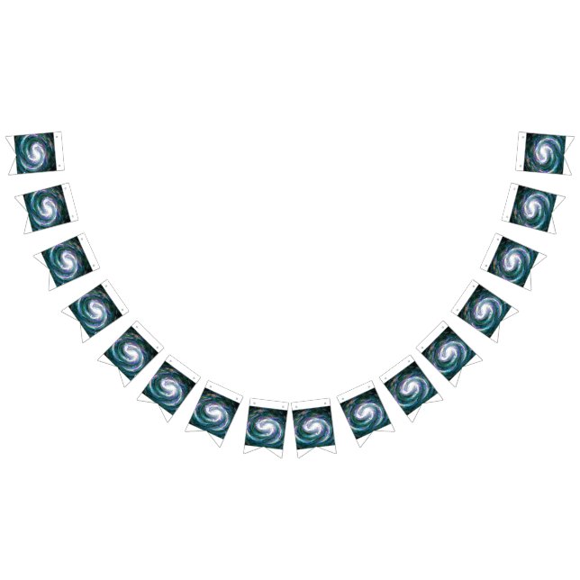 Bannière À Fanions Galaxie spirale dans l'espace (Tout)