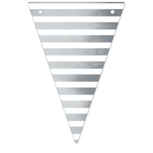 Bannière À Fanions gris nautique