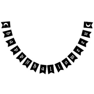 BANNIÈRE À FANIONS HAPPY HALLOWEEN- BANNER