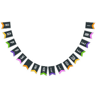 Bannière À Fanions Happy Halloween Bunting Flags