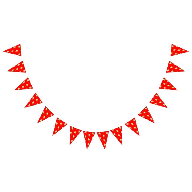 Bannière À Fanions Ice-cream Vivid red (Tout)