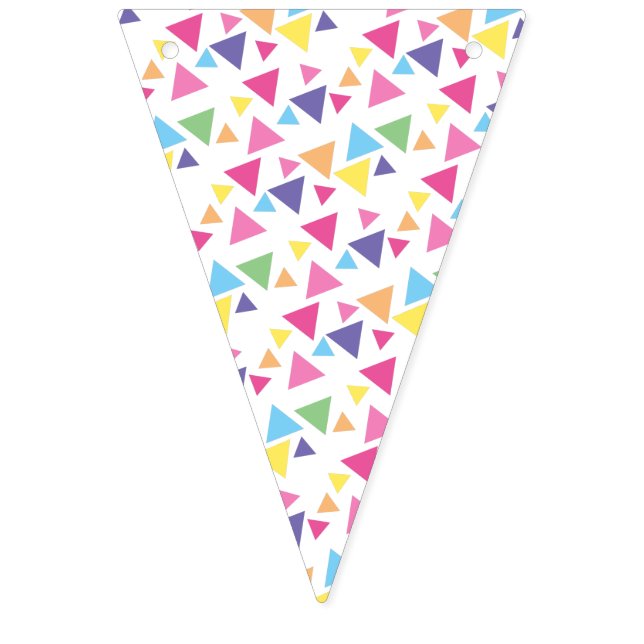 Bannière À Fanions illusima Fête Triangles Arc-en-ciel (Premier drapeau)
