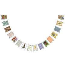 ILLUSTRATION VINTAGE DE PÂQUES GUIRLANDE